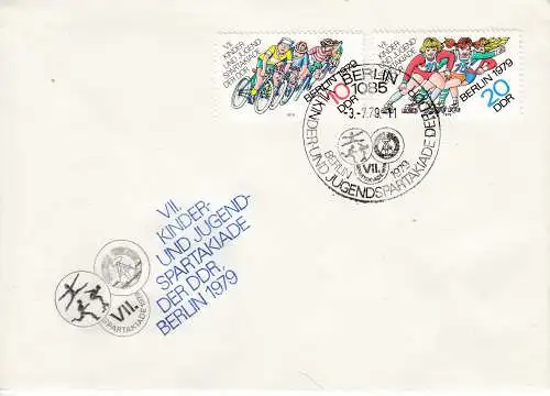 DDR  Nr FDC 2433/34