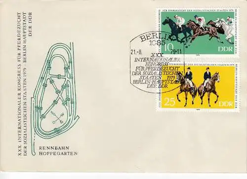 DDR  Nr FDC 2449/50