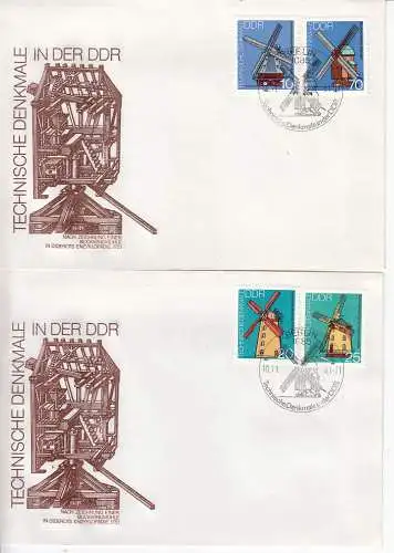 DDR  Nr FDC 2657/60