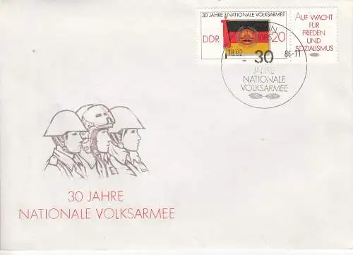 DDR  Nr FDC 3001