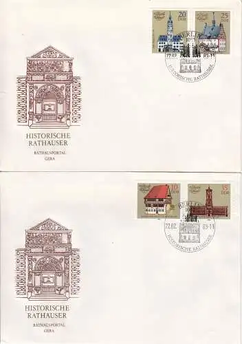 DDR  Nr FDC 2775/78