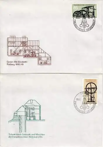 DDR  Nr FDC 2957/58