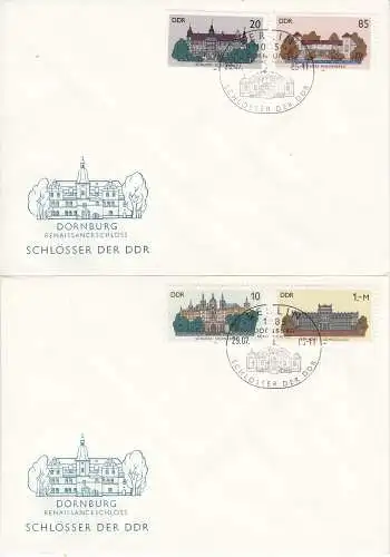 DDR  Nr FDC 3032/35