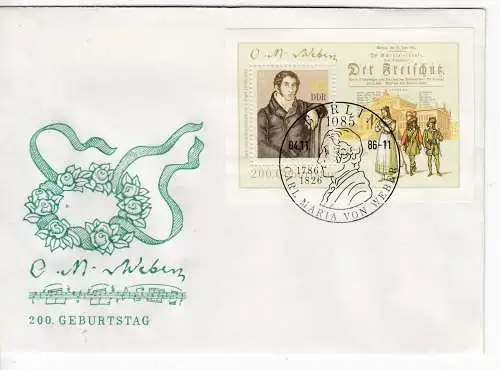 DDR  Nr FDC Block 86