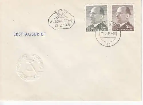 DDR  Nr FDC 1087/88