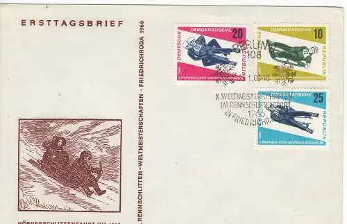 DDR  Nr FDC 1156/58