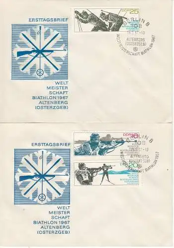 DDR  Nr FDC 1251/53