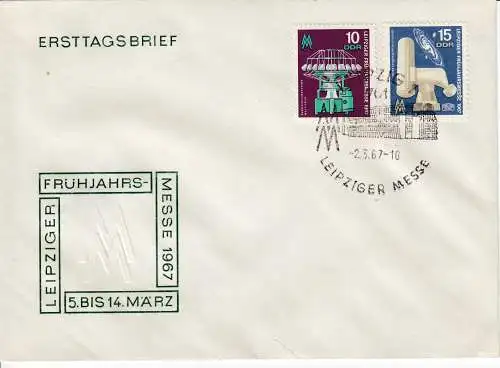 DDR  Nr FDC 1254/55