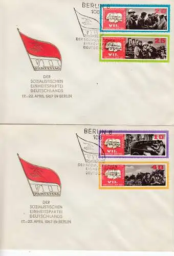 DDR  Nr FDC 1258/61