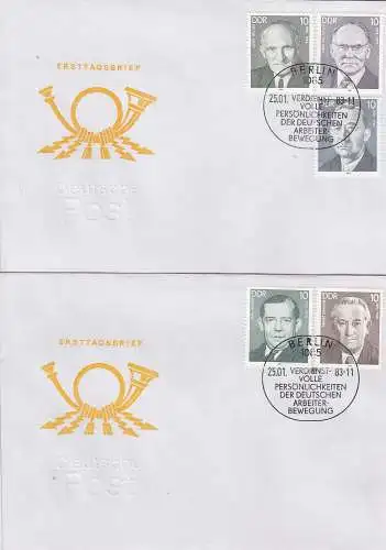 DDR  Nr FDC 2765/69