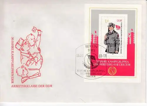 DDR  Nr FDC Block 72