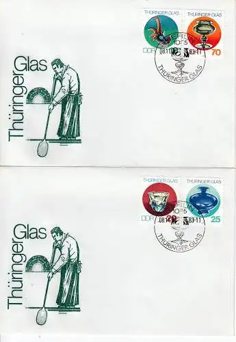 DDR  Nr FDC 2835/39
