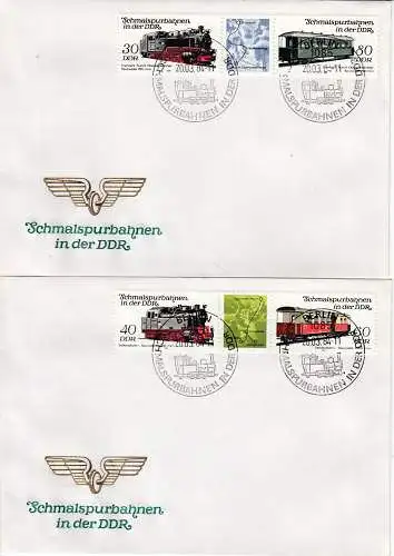 DDR  Nr FDC 2864/67