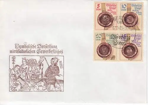 DDR  Nr FDC 2884/87
