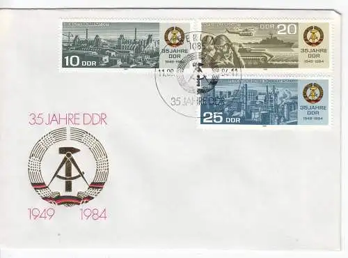 DDR  Nr FDC 2893/95
