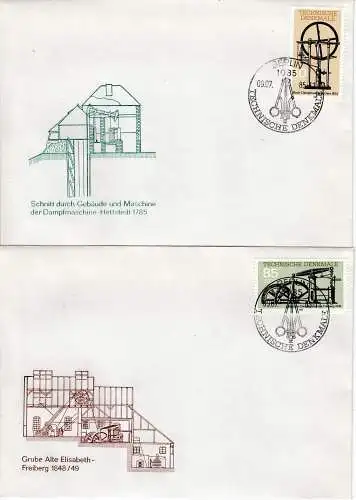 DDR  Nr FDC 2957/58