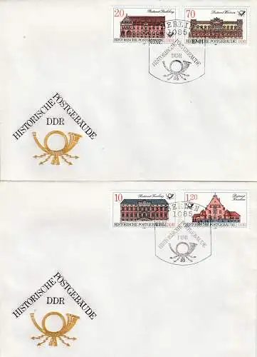 DDR  Nr FDC 3067/70