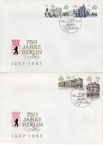 DDR  Nr FDC 3071/74