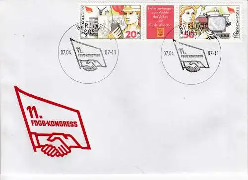 DDR  Nr FDC 3086/87