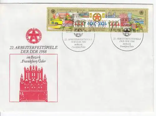 DDR  Nr FDC 3168/69