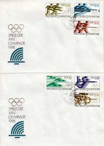 DDR  Nr FDC 3183/88
