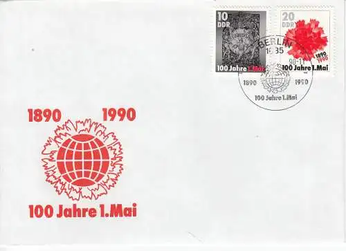 DDR  Nr FDC 3322/23