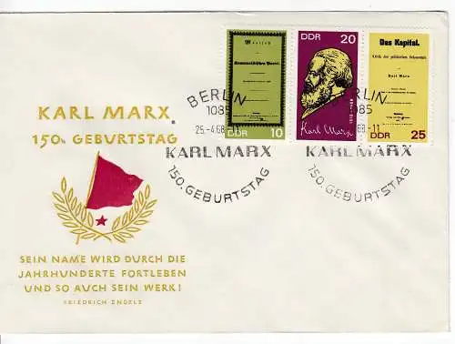 DDR  Nr FDC 1365/67 A