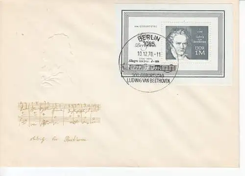 DDR  Nr FDC Block 33