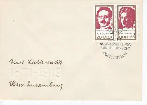 DDR  Nr FDC 1650/51