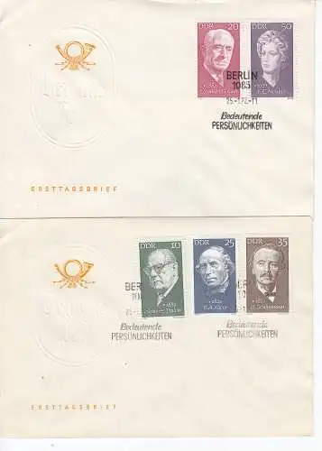 DDR  Nr FDC 1731/35