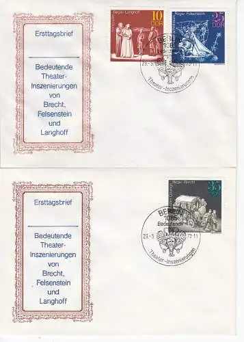 DDR  Nr FDC 1850/52