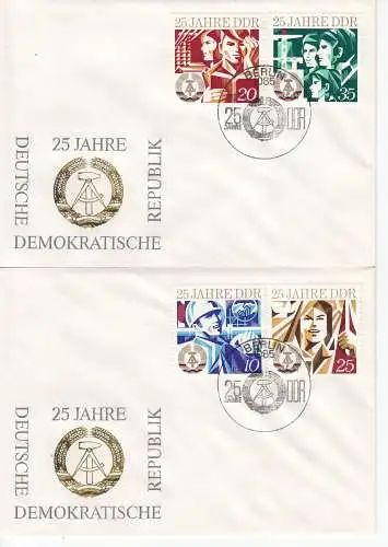 DDR  Nr FDC 1949/52