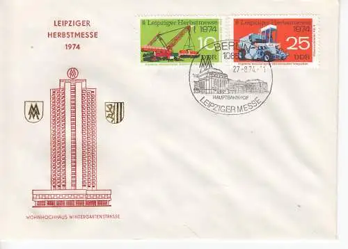 DDR  Nr FDC 1973/74