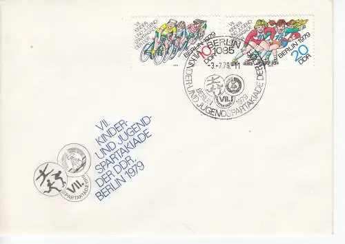 DDR  Nr FDC 2433/34