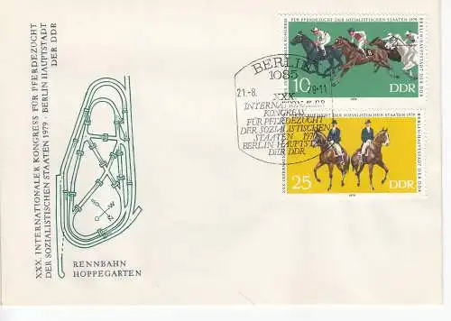 DDR  Nr FDC 2449/50
