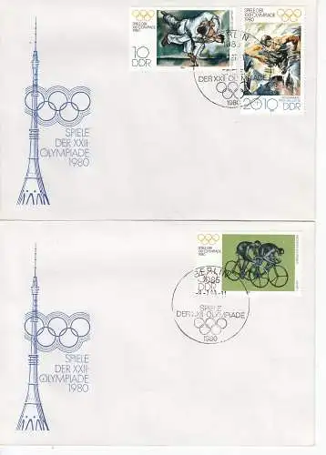 DDR  Nr FDC 2528/30