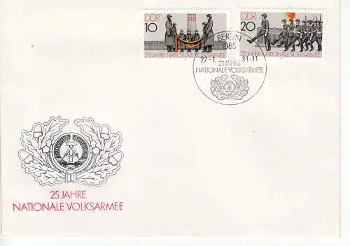 DDR  Nr FDC 2580/81