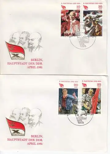 DDR  Nr FDC 2595/98