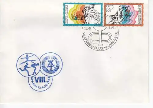 DDR  Nr FDC 2617/18
