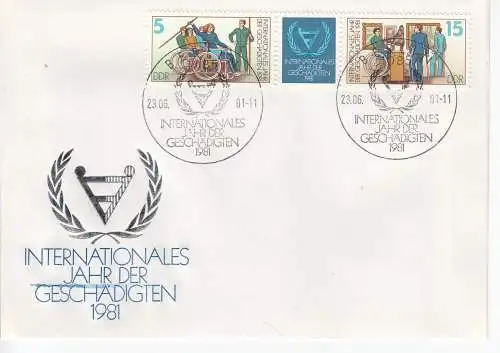 DDR  Nr FDC 2621/22