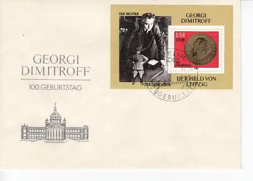DDR  Nr FDC Block 68
