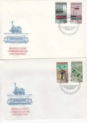 DDR  Nr FDC 2968/71