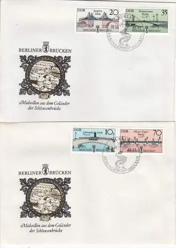 DDR  Nr FDC 2972/75