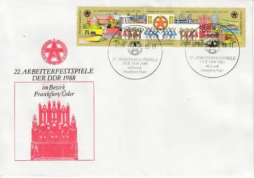 DDR  Nr FDC 3168/69