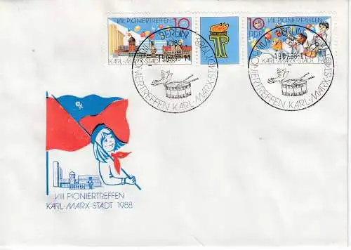 DDR  Nr FDC 3181/82