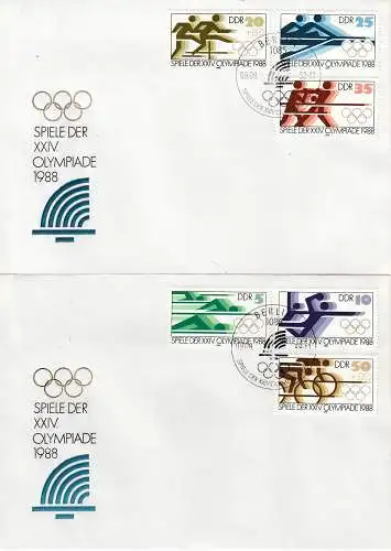 DDR  Nr FDC 3183/88