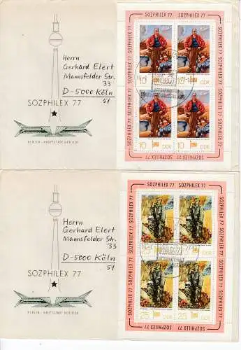DDR  Nr FDC 2247/48 Kb