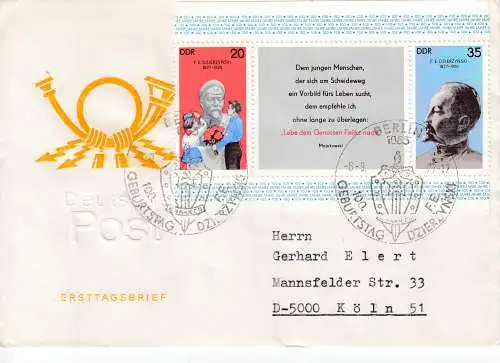 DDR  Nr FDC Block 49