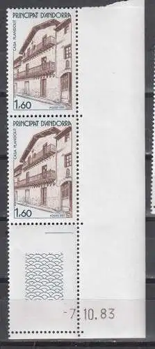 Andorra (franz.)  Nr 347 Rand Postfrisch / **