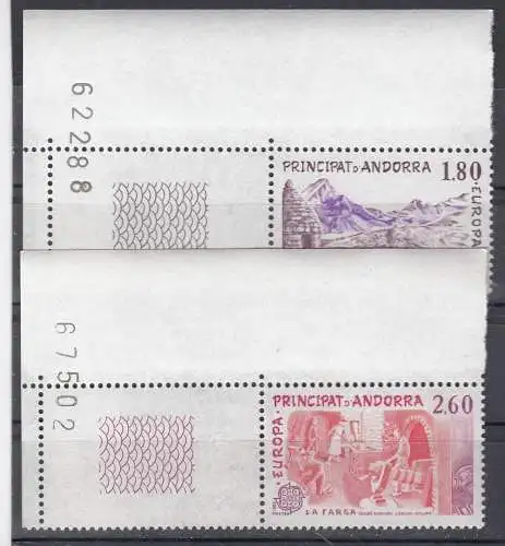 Andorra (franz.)  Nr 334/35 ER Postfrisch / **